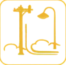 Street lighting icon